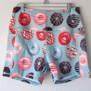 Muscles and Donut Dusty Blue Shorts XL